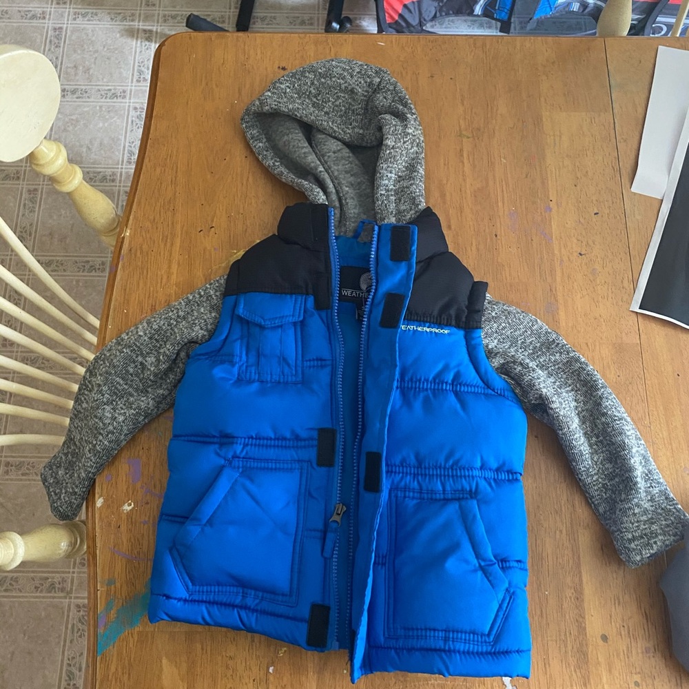 Vest with sleeves